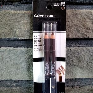 5️⃣ for $1️⃣5️⃣ COVERGIRL EASY BREEZY BROW FILL+DEFINE 505 RICH BROWN